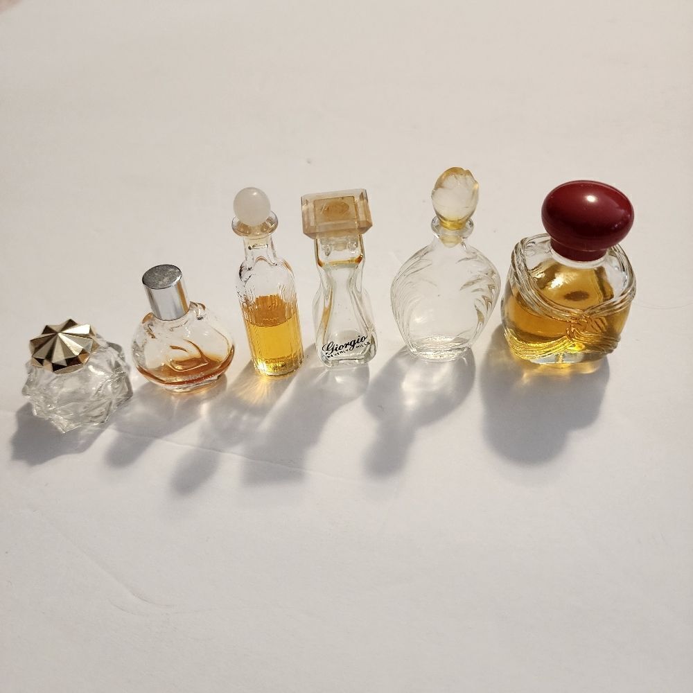 Collection of Six Miniature Perfume Bottles